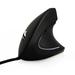 Sunffice Wired Vertical Mouse Optical Ergonomic Mouse for Right Hand with 4 Adjustable DPI 5 Buttons USB Computer Mouse with 5.58ft cord for Laptop PC Computer Desktop Notebook-Black