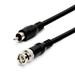 ACCL BNC Male to RCA Male 75 Ohm coaxial cable RG59U - 25 Feet 1 Pack