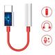 Headphone Connector Audio Adapter Cable Usb Type-c To 3.5mm Aux Earphone Jack Cable Adapter Audio Splitter