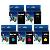 288XL Ink Cartridge Replacement for Epson 288 Ink Cartridges to use for Epson XP-440 Ink Cartridges for Epson XP-430 XP-330 XP-340 XP-434 XP-446 5-Pack