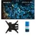Sony XR65A80L 65 Inch 4K HDR OLED Smart Google TV with PS5 Features with a Walts TV Medium Full Motion Mount for 32 Inch-65 Inch Compatible TV s and Walts HDTV Screen Cleaner Kit (2023)