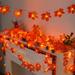 Viworld Thanksgiving Maple Leaves String Lights Lighted Fall Garland Battery Operated Total 20 Ft 40 LED Fall Leaves Lights for Indoor Outdoor Holiday Autumn Home Party Harvest Decor