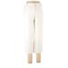 Peck & Peck Casual Pants - High Rise Straight Leg Cropped: Ivory Bottoms - Women's Size 10