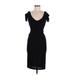 Leona Edmiston Casual Dress: Black Dresses - New - Women's Size 6