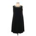 RN Studio By Ronni Nicole Casual Dress - A-Line: Black Print Dresses - Women's Size 10