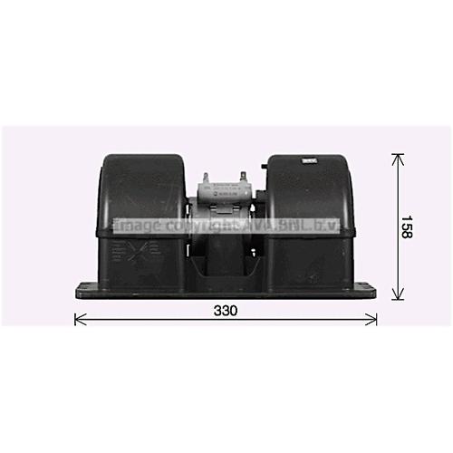 AVA QUALITY COOLING Universal 24V für RENAULT TRUCKS 5001826689 5001829115 RE8147