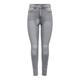 Skinny-fit-Jeans ONLY "ONLROSE HW SKINNY DNM GUA NOOS" Gr. XS (34), Länge 32, blau (medium grey denim) Damen Jeans Röhrenjeans