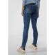 Comfort-fit-Jeans STREET ONE Gr. 30, Länge 34, blau (authentic indigo wash) Damen Jeans High-Waist-Jeans 4-Pocket Style