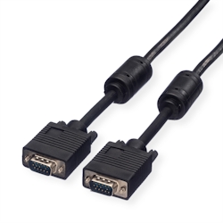 ROLINE SVGA-Kabel HD15 ST - ST mit Ferritkern, 6 m Image