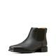 Men's Booker Ultra Square Toe Western Boots in Black Deertan, D Medium Width, Size 8.5, by Ariat