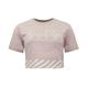 Diadora Crop Womens Pink Smoke T-Shirt - Size X-Small