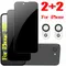 1/3/5 PCS anti-espionnage Verre trempé pour iPhone 17 16 15 Pro Max Protection d