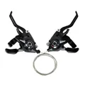 VTT Shifter EF51-7 /EF51-8 VTT Levier De Frein Shifter Set En Alliage D'aluminium 3x7/3x8 Vitesse