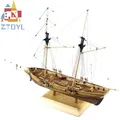 Bateau à voile en bois échelle 1:70 410x60x215mm nouveau modèle kit de bricolage soleil