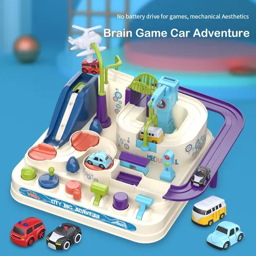 Racing Schiene Auto Züge Track Pädagogisches Spielzeug für Kinder Mechanische Autos für Jungen