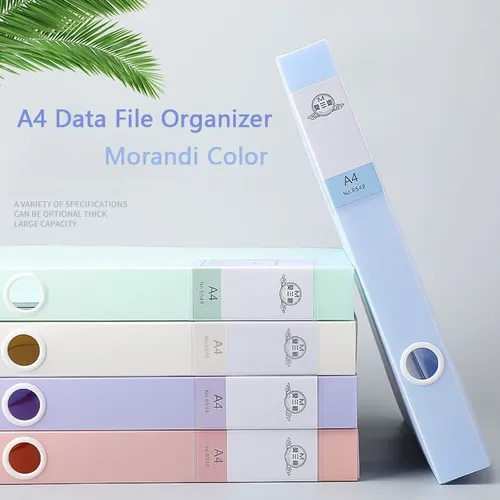 A4 morandi farb daten datei organisator papier organisator mehrseitiger berichts speicher ordner