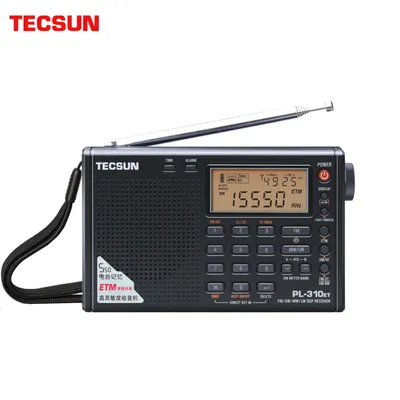 Tecsun PL-310ET full band tragbares radio digital led display fm/am/sw/lw stereo radio mit rundfunks