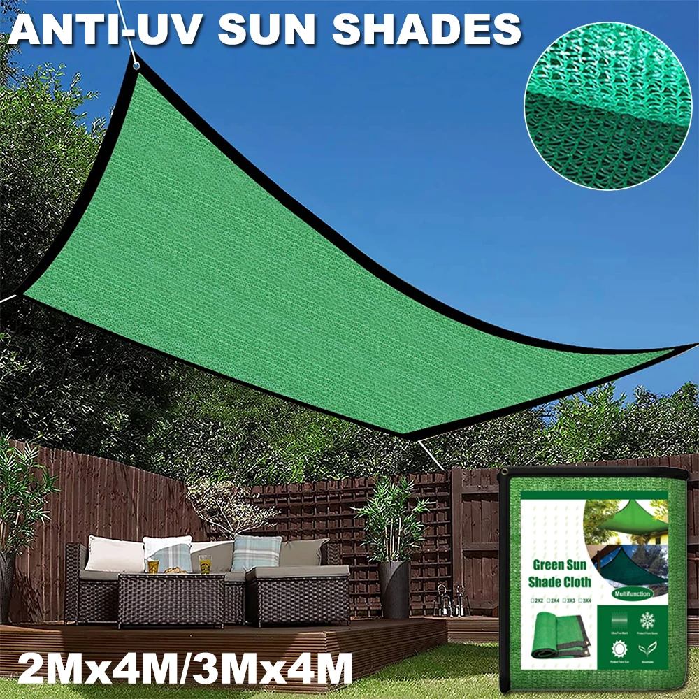 Außen terrasse Sonnenschutz Segel 70% Anti-UV-Rechteck Garten Sonnenschutz Netz wasserdicht Garten Balkon Markisen Schatten Stoff Auto Baldachin