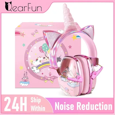 Neue Kinder-Ohrenschützer, Lärmschutz, Sicherheits-Ohrenschützer, Protektoren für Kinder, Hören, Kindergeschenke, Kopfhörer mit Geräuschunterdrückung, 22 dB Image