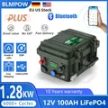 LiFePO4 12V 100AH 140AH 120AH 80AH Battery Pack 12.8V Lithium Battery 6000+ Cycles With Bluetooth