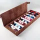 Glasses Case 8 Slot Grid Glasses Sunglasses Display Rack Holder Glasses Organizer Rectangle Reading