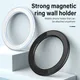 Magnetic Ring Wall Holder For iPhone 14 13 Magnet Wall Mobile Phone Holder Magnetic Car Phone Stand