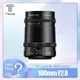 TTArtisan 100mm F2.8 MF Full Frame Soap Bubble Bokeh Camera Lens for M42-Mount Adapt to Sony E