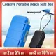 Portable Storage Box Creative Beach Safe Box 4-digit Combination Lock With Steel Wire Outdoor Camp