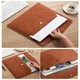 A4 Leather File Folder Simple Big Capacity Document Bag Fashion Briefcase Data Contract Bill File