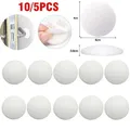 10PCS White Door Stops Rubber Wall Protectors Guards Self Adhesive Door Handle Bumper Stoppers