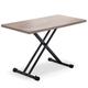 Table basse relevable chêne clair