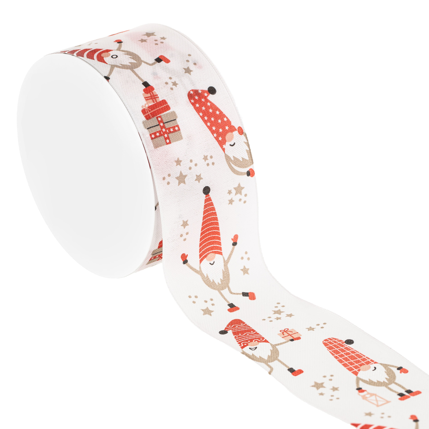 Ruban en tissu « lutins », 40 mm, 5 m