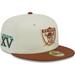 Men's New Era Cream/Burnt Orange Las Vegas Raiders City Icon 59FIFTY Fitted Hat