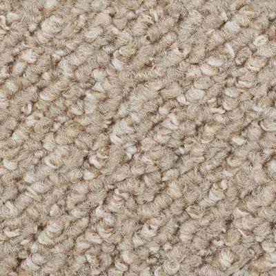 Teppichboden VORWERK "Passion 1093 (Traffic), Schlinge - Uni Farben, Made in Germany", beige (beige hell, braun), B:400cm H:6,3mm L:350cm, Polyamid, Teppiche, Wohnzimmer, Schlafzimmer, Kinderzimmer, Breite 400/500 cm