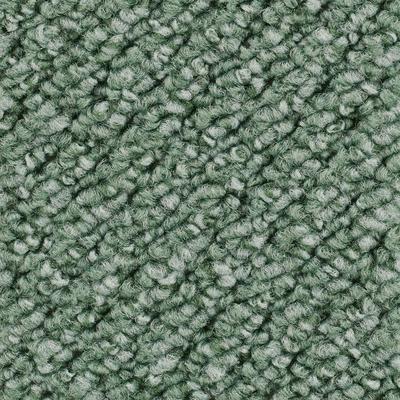 Teppichboden VORWERK "Passion 1093 (Traffic), Schlinge - Uni Farben, Made in Germany", grün (hell, grün), B:400cm H:6,3mm L:550cm, Polyamid, Teppiche, Wohnzimmer, Schlafzimmer, Kinderzimmer, Breite 400/500 cm