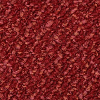 Teppichboden VORWERK "Passion 1093 (Traffic), Schlinge - Uni Farben", rot, B:400cm H:6,3mm L:800cm, Polyamid, Teppiche, 