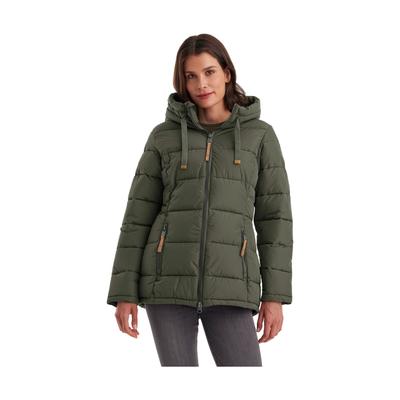 Steppjacke "GW 12 WMN QLTD JCKT", Damen, Gr. 38, grün (olivgrün), Oberstoff: 100% Polyester, Futter: 100% Polyester, Wattierung: 100% Polyester, G.I.G.A. DX BY KILLTEC, sportlich, Jacken, Steppjacke: wasserabweisend, atmungsaktiv, hoher Kragen, Kapuze Image