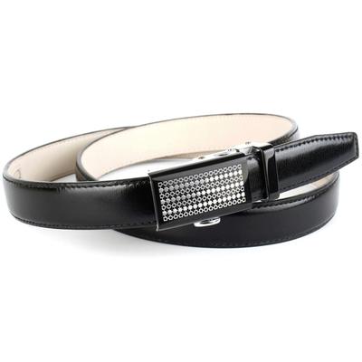 Ledergürtel ANTHONI CROWN, Damen, Gr. 85, schwarz, Leder, unifarben, Gürtel, Schmaler Business-Ledergürtel Image