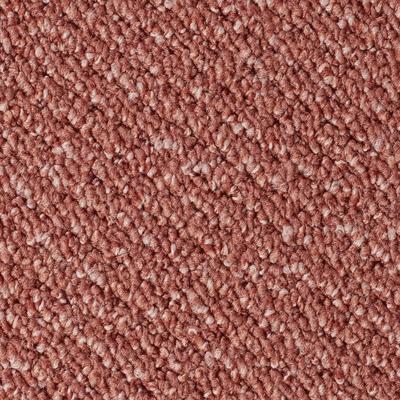 Teppichboden VORWERK "Passion 1093 (Traffic), Schlinge - Uni Farben, Made in Germany", rot (hell, rot), B:400cm H:6,3mm L:550cm, Polyamid, Teppiche, Wohnzimmer, Schlafzimmer, Kinderzimmer, Breite 400/500 cm Image