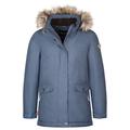 Trollkids - Girl's Oslo Coat XT - Mantel Gr 110 blau/grau