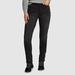 Eddie Bauer Plus Size Women's Voyager Fleece-Lined High-Rise Jeans - Curvy Slim Straight - Dark Grey - Size 24W