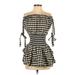 We're All Pretty Girls Casual Dress: Black Checkered/Gingham Dresses - Women's Size Medium