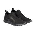 Crosshatch Men Trainers Lace up Casual Gym Sports Lightweight Shoes Black UK 8