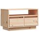 vidaXL Solid Wood Pine TV Cabinet Wooden Hifi Stereo Home Cabinet TV Stand Indoor Living Room Bedroom Furniture Entertainment Centre