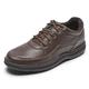 Rockport Men's World Tour Classic Walking Shoe Sneaker, Brown Tumbled Leather, 17