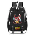 WANHONGYUE YO-Kai Watch PuniPuni Game Rucksack Schoolbag Laptop Backpack with USB Charging Port and Headphone Jack /1