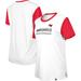 Women's New Era White/Red Tampa Bay Buccaneers Third Down Colorblock T-Shirt