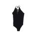 Abercrombie & Fitch Bodysuit: Black Tops - Women's Size Small