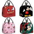 Disney Mickey Mouse Lunch Bag Cartoon Minnie Mouse Large Capacity Waterproof Thermal Insulation Bag