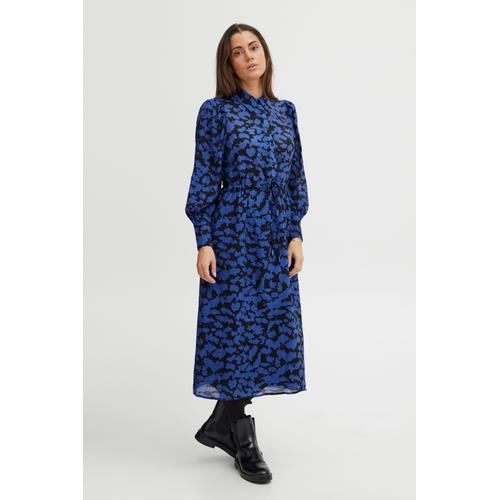 „Blusenkleid FRANSA „“Fransa FRILLA DR 1″“ Gr. s, US-Größen, blau (surf the web mix) Damen Kleider Blusenkleider“